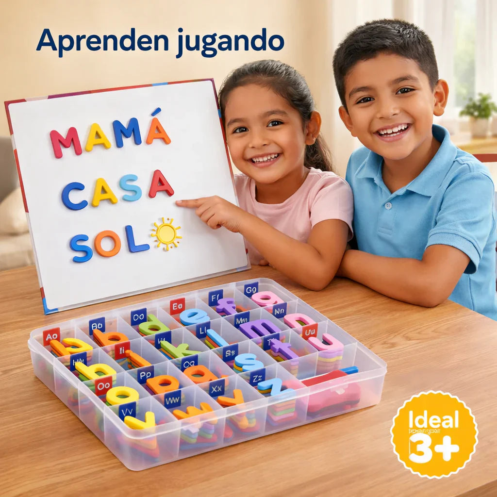 LETRAS MAGNÉTICAS EDUCATIVAS™ | Aprende, crea y construye jugando