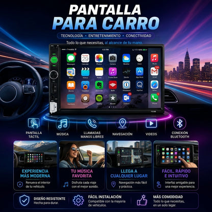 🚗🔥 CARVISION PRO — Pantalla Multimedia Inteligente para Carro