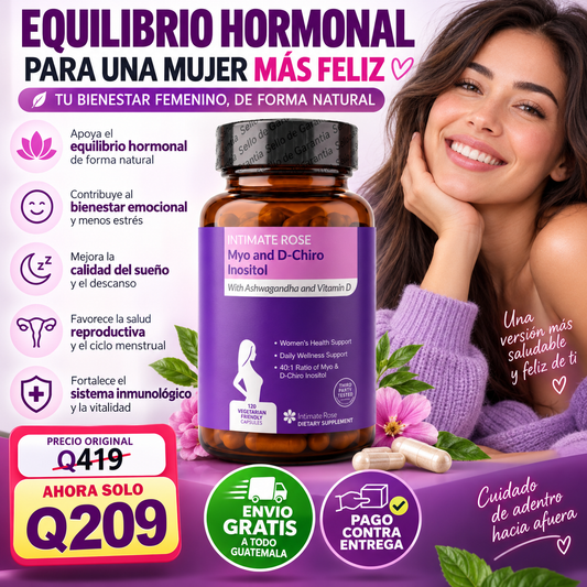 ✨ MYO Inositol intimate Rose – Fórmula de Bienestar Femenino 🌸