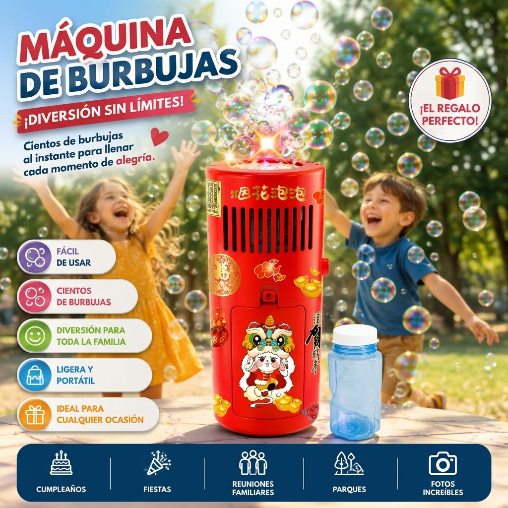 ✨🫧Burbuja Mágica– Diversión, Alegría y Miles de Burbujas✨