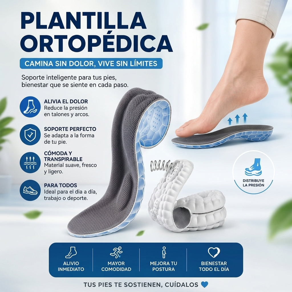 🦶✨ PLANTILLA ORTOPÉDICA — CAMINA CON MÁS COMODIDAD CADA DÍA
