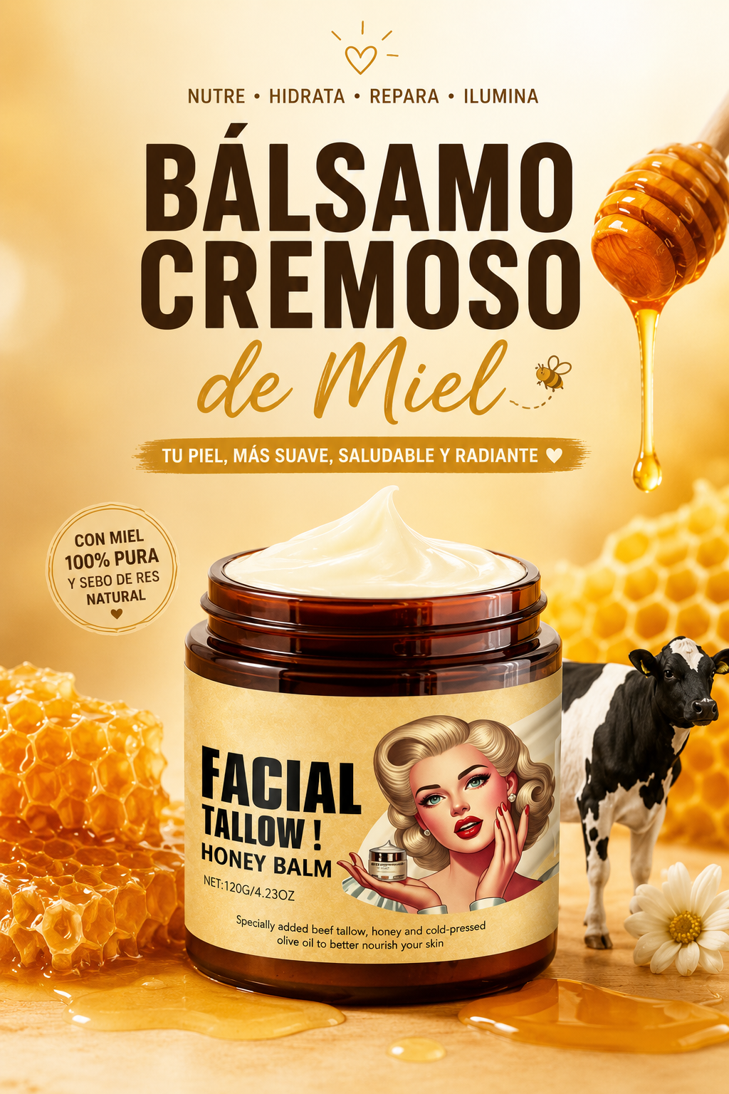 🍯✨ BÁLSAMO CREMOSO DE MIEL ✨🍯