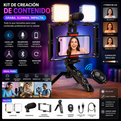 Kit Pro Creador – Ilumina, Graba y Destaca 🚀