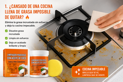 🥥✨ LIMPIADOR PODEROSO CON ACEITE DE COCO ✨🧽