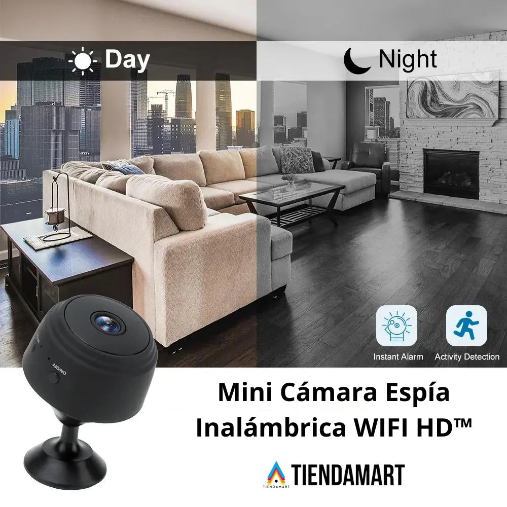 Mini Cámara Espía WiFi - Tu seguridad Va Primero🔐