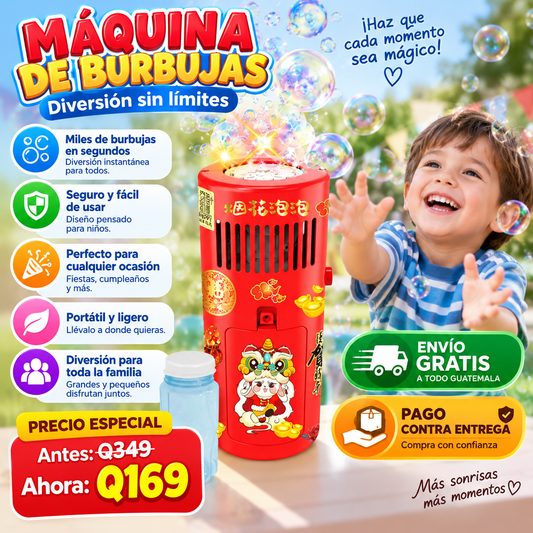 ✨🫧Burbuja Mágica– Diversión, Alegría y Miles de Burbujas✨
