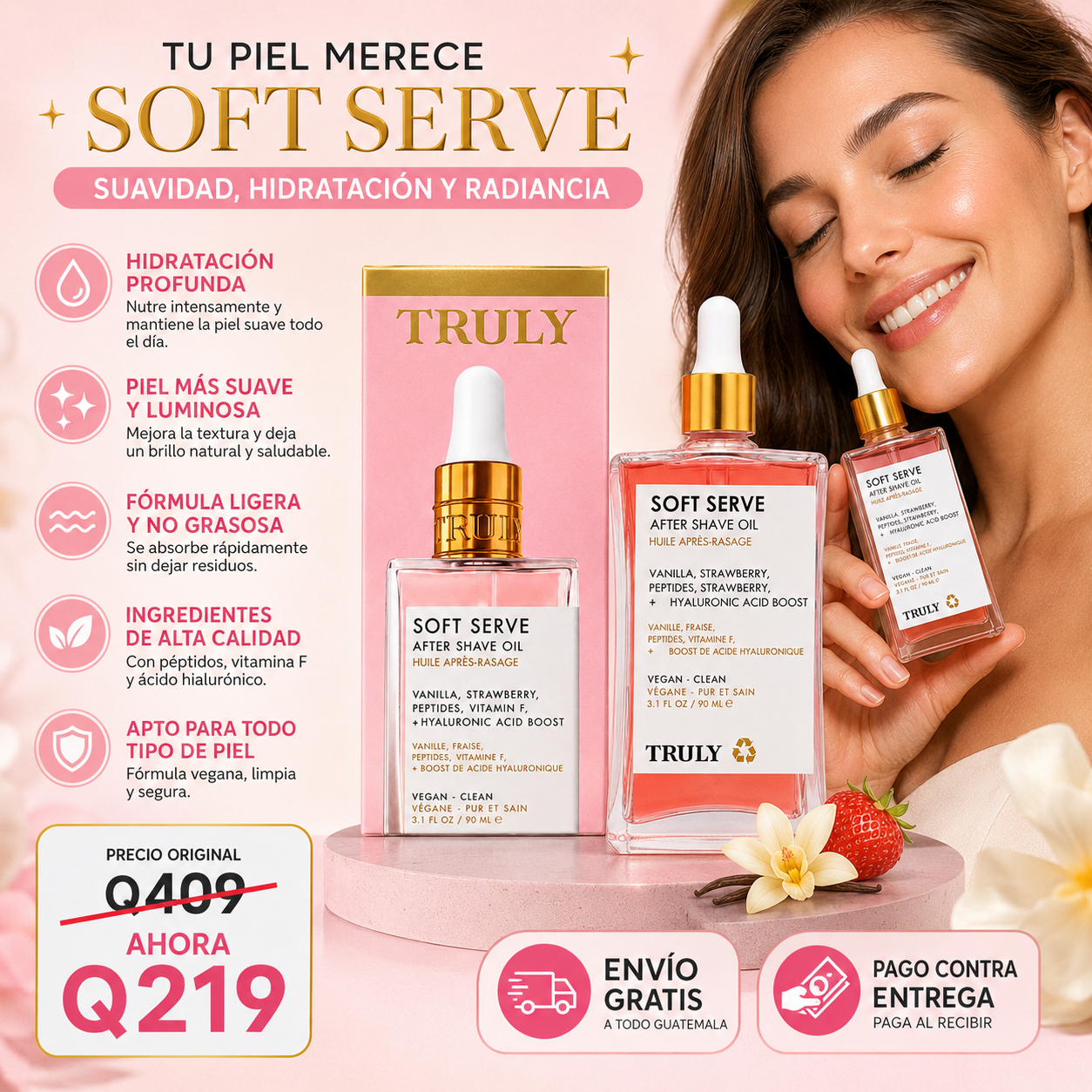 TRULY ACEITE DE LUJO PARA DESPUES DEL AFEITADO